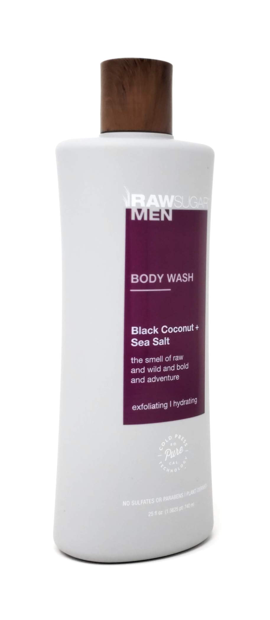 Creamy lather from RAW SUGAR men's body wash provides refreshing daily cleanse.