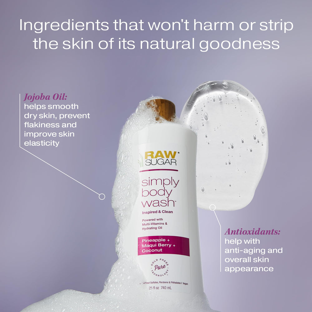 RAW SUGAR Pineapple Maqui Berry Reviver pour — vibrant aroma enhances daily routine