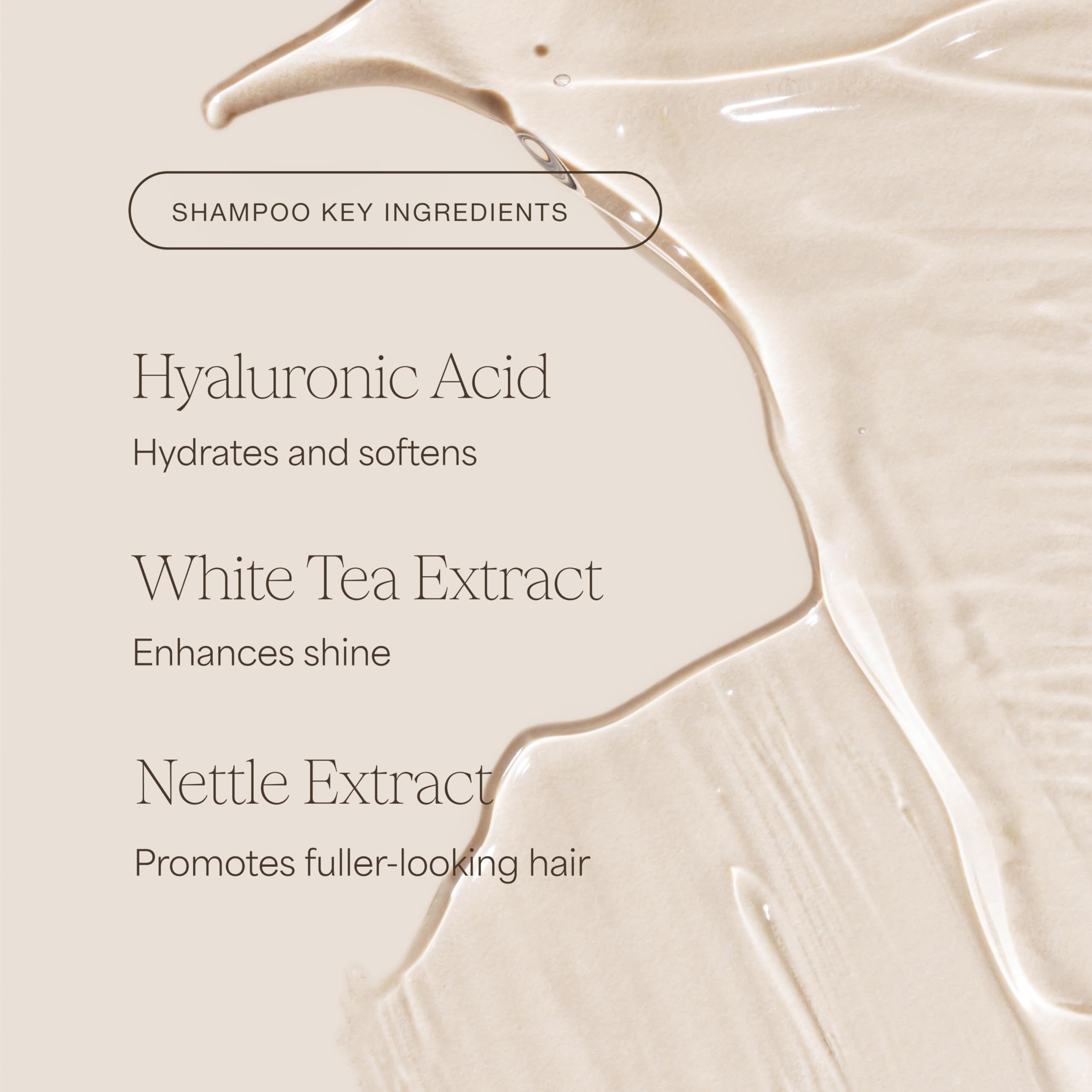 RAW SUGAR Volume Revive té blanco, aporta brillo suave