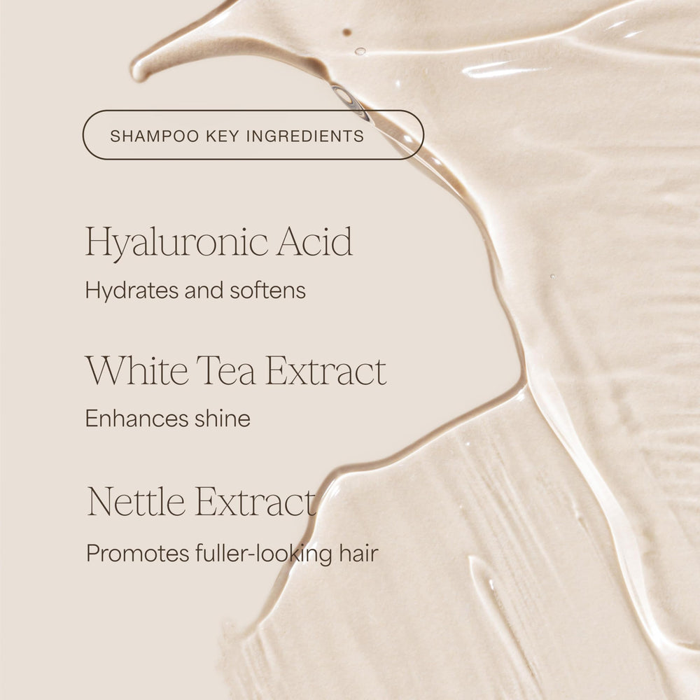 RAW SUGAR Volume Revive té blanco, aporta brillo suave