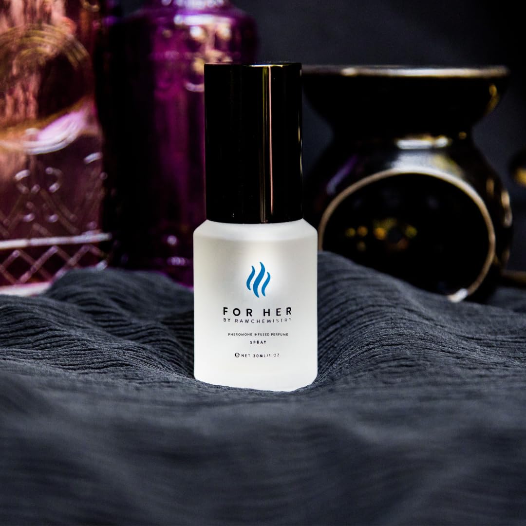 RawChemistry For Her packaging with cap emphasizes secure seal for travel.