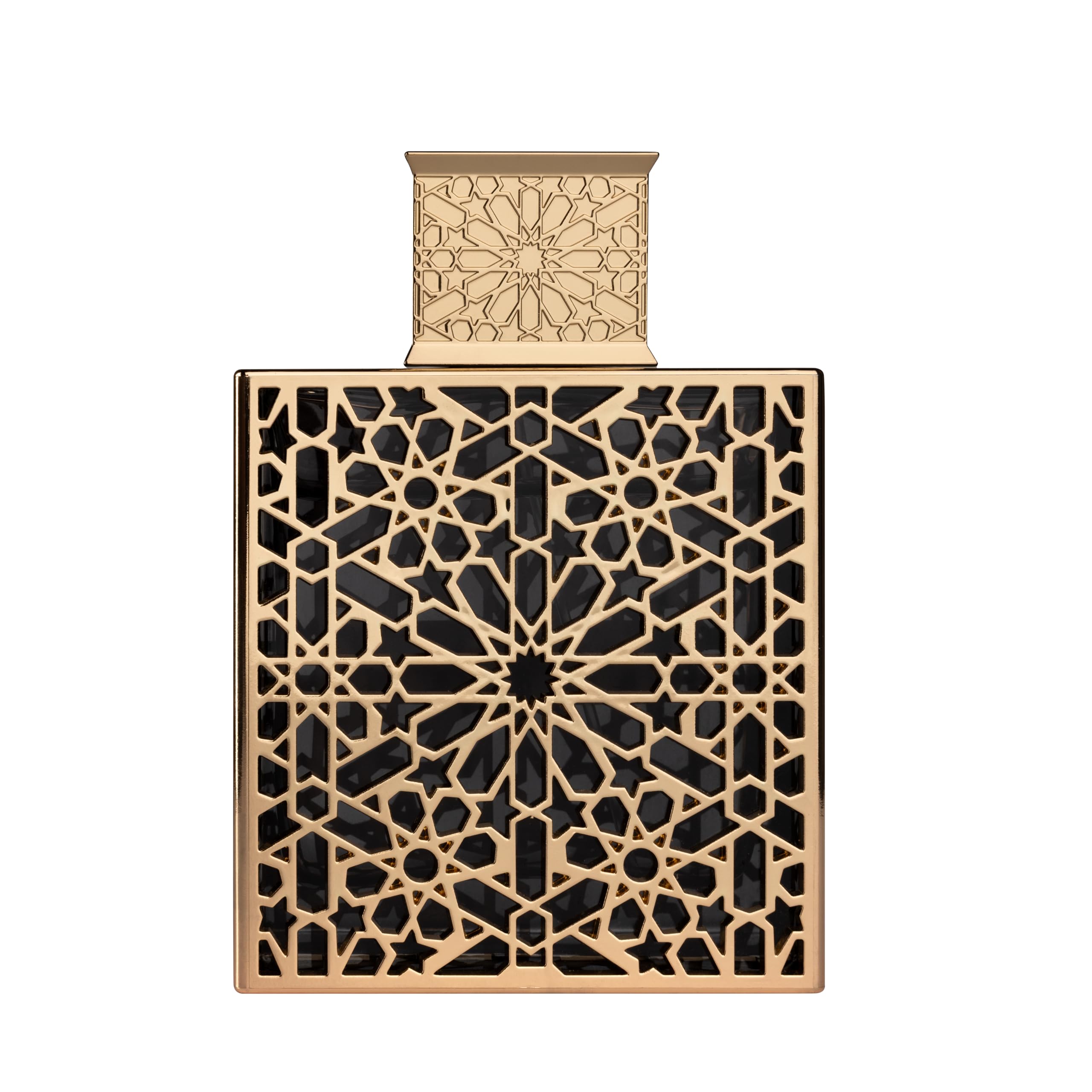 Rayhaan Elixir bottle side view emphasizes sleek, modern elegance for everyday wear.