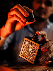 RAYHAAN Lion splash application suggests long-lasting scent for evening wear