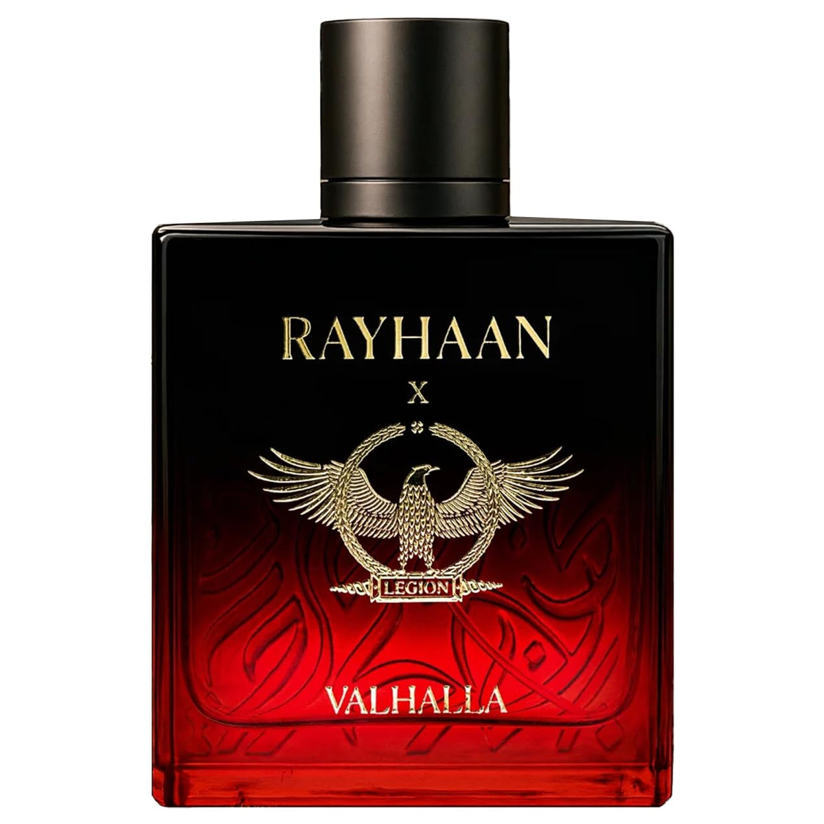 Rayhaan Valhalla top notes of cognac and raspberry create a bold first impression.