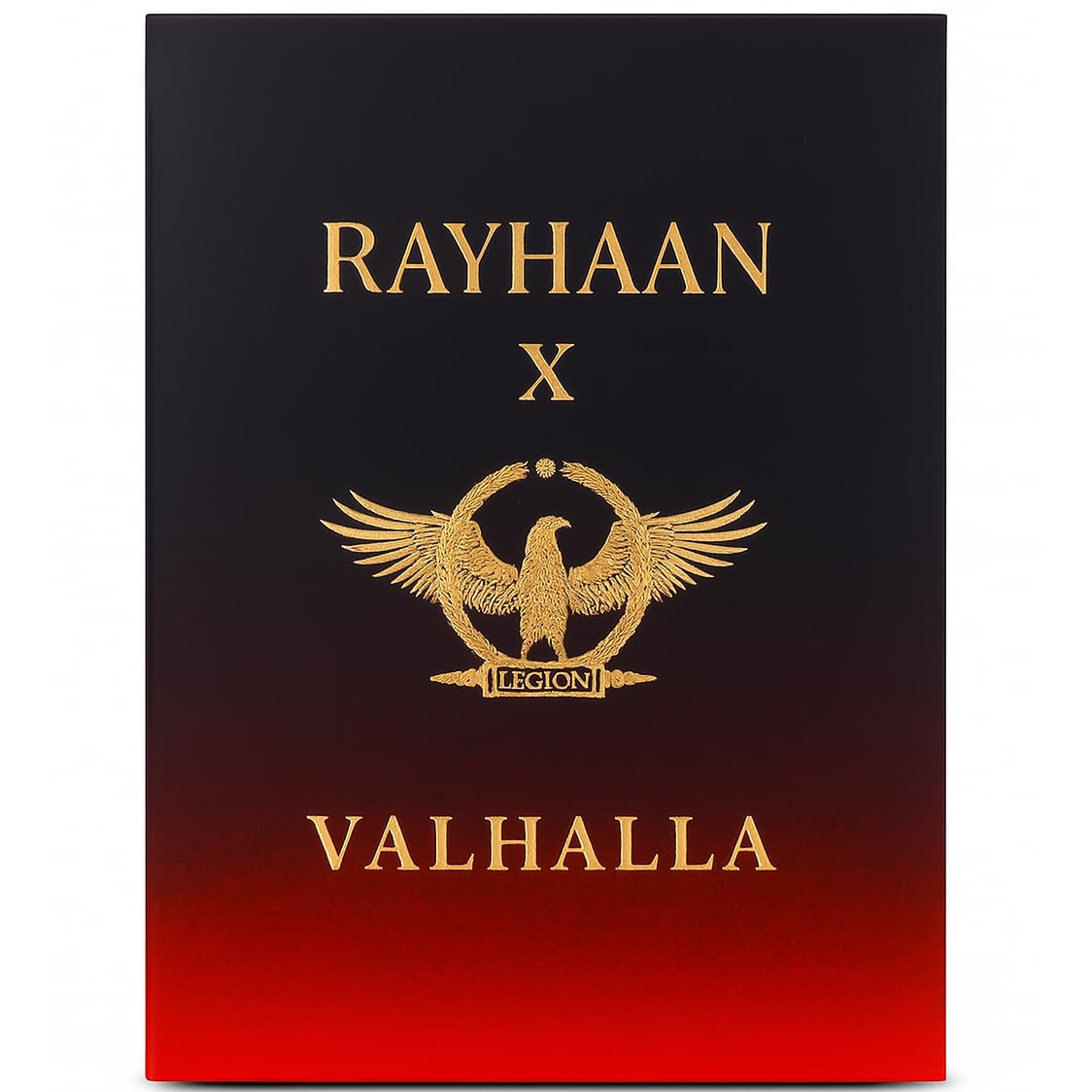 Rayhaan Valhalla base notes oakmoss and praline add warm depth.