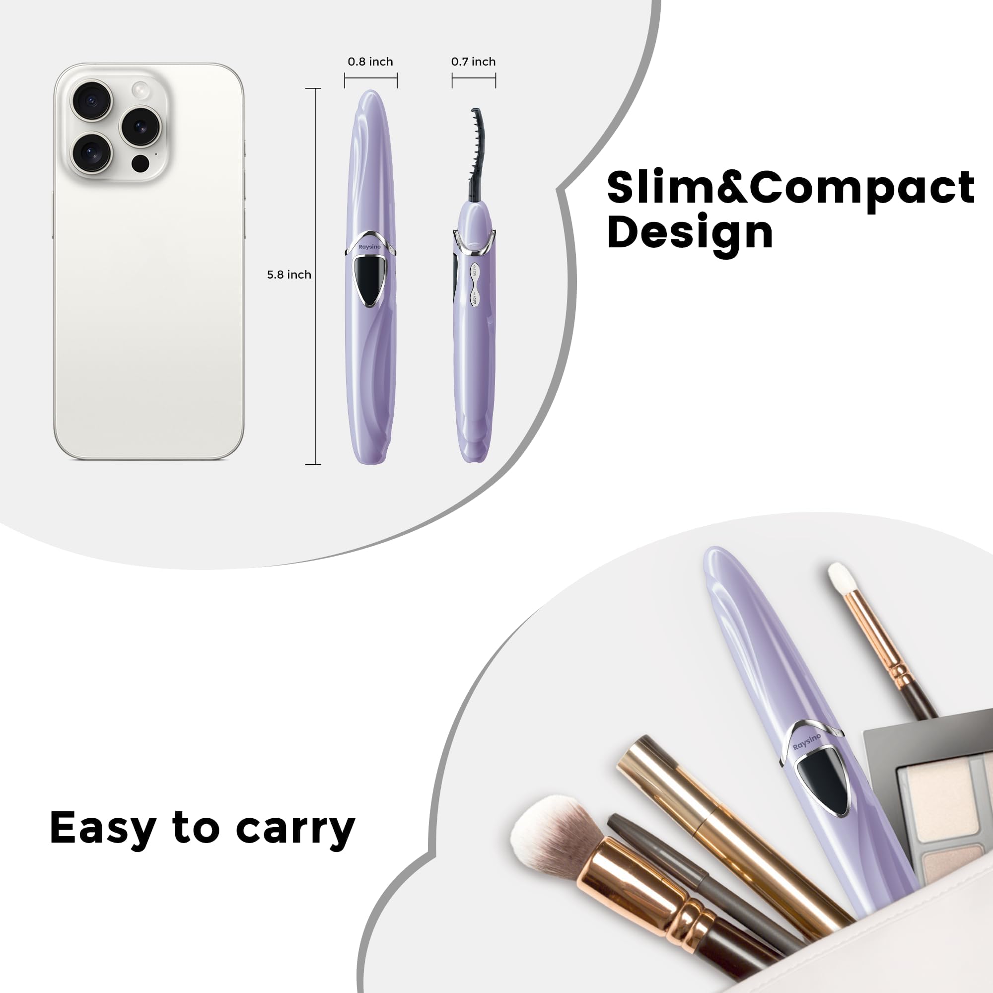 5mm tooth spacing delivers even, clump-free curls