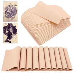 Rayyl blank tattoo skin 7.4x5.6in with skin-like texture for precise line work.