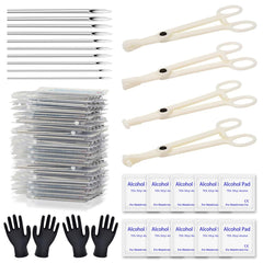 Rayyl kit de piercing con aguja 12G lista para uso profesional
