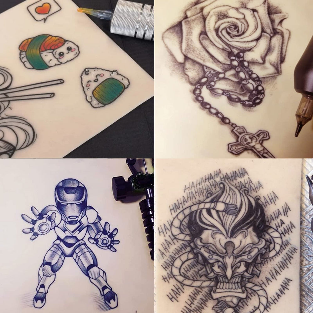 Rayyl práctica de tatuaje en silicona, versátil para cejas, delineado y líneas.
