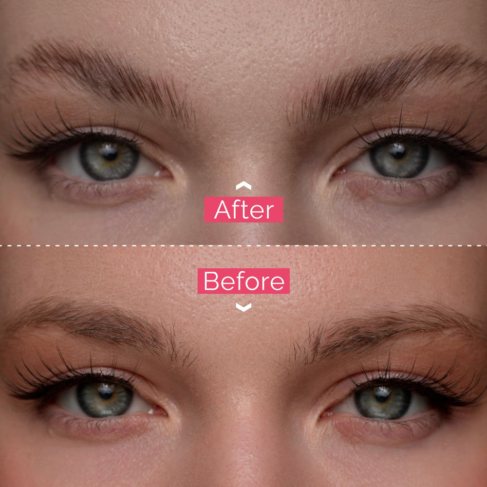 RB Renata Beauty lash-brow brush applying the rich cream-serum for even coverage