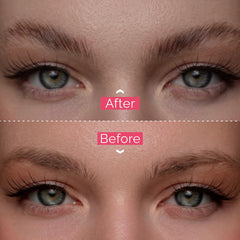 RB Renata Beauty lash-brow brush applying the rich cream-serum for even coverage