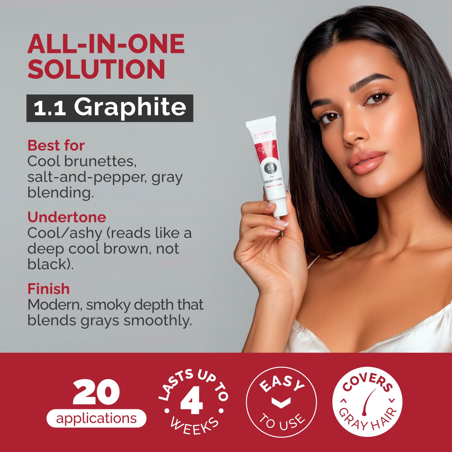 RB Renata Beauty Tint Kit application brush for clean color placement.