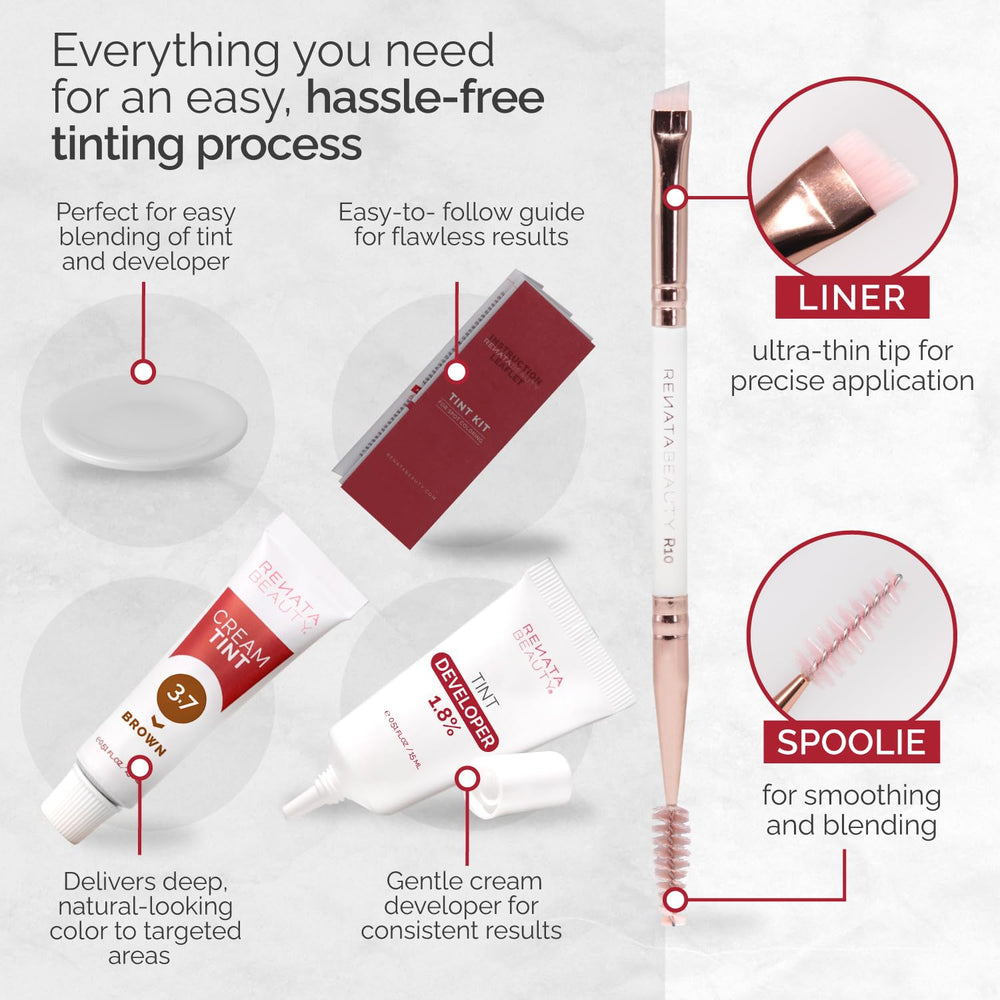 RB RENATA BEAUTY Tint Kit before-after color comparison