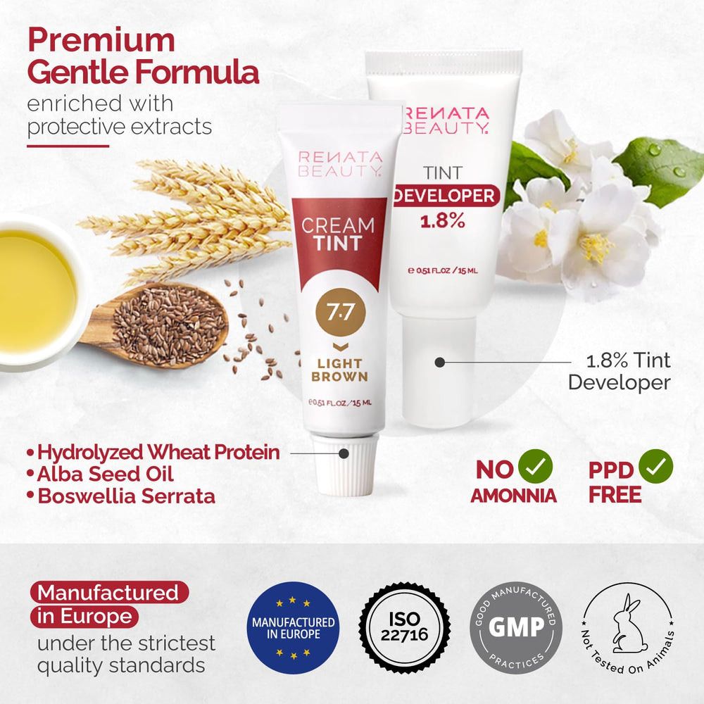 RB RENATA BEAUTY Color tint jar showing natural-looking shade.