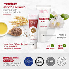 RB RENATA BEAUTY Color tint jar showing natural-looking shade.