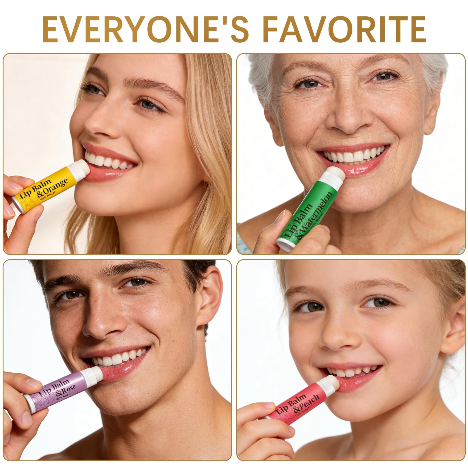 RBUGR coconut flavor lip balm stick with natural hydration