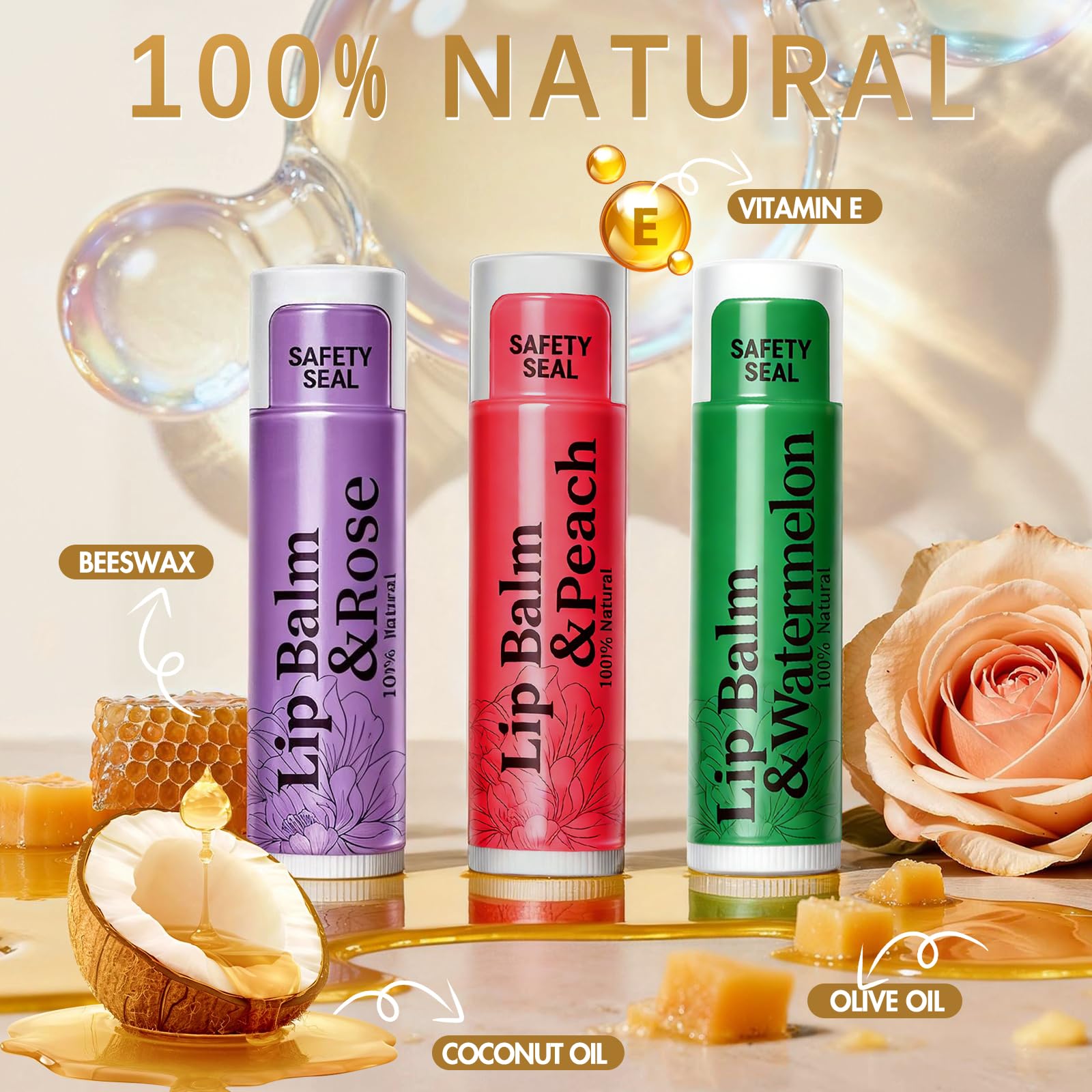 RBUGR grape flavor lip balm stick delivers smooth moisture