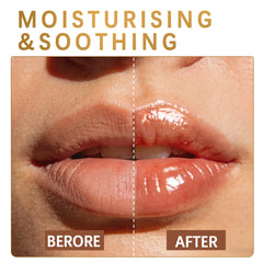 RBUGR peach flavor lip balm stick for gentle hydration