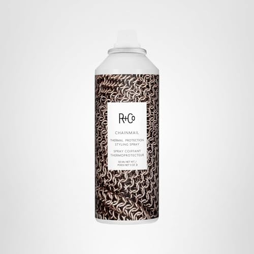 R+Co Chainmail final shine on hair ends after styling