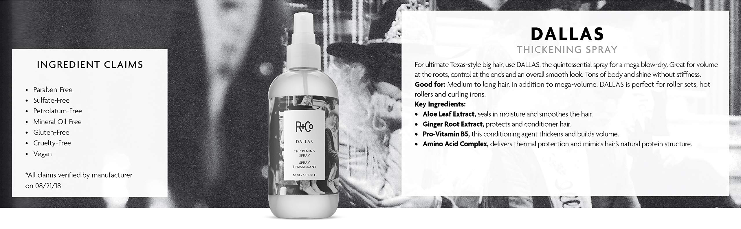 R+Co Dallas smooth ends finish with shine and texture