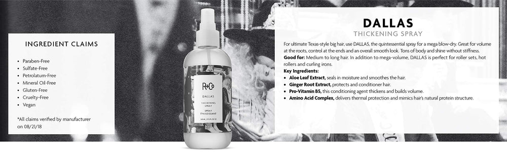 R+Co Dallas smooth ends finish with shine and texture