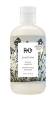 R+Co Gemstone Color Shampoo bottle showcases color protection and radiant shine.