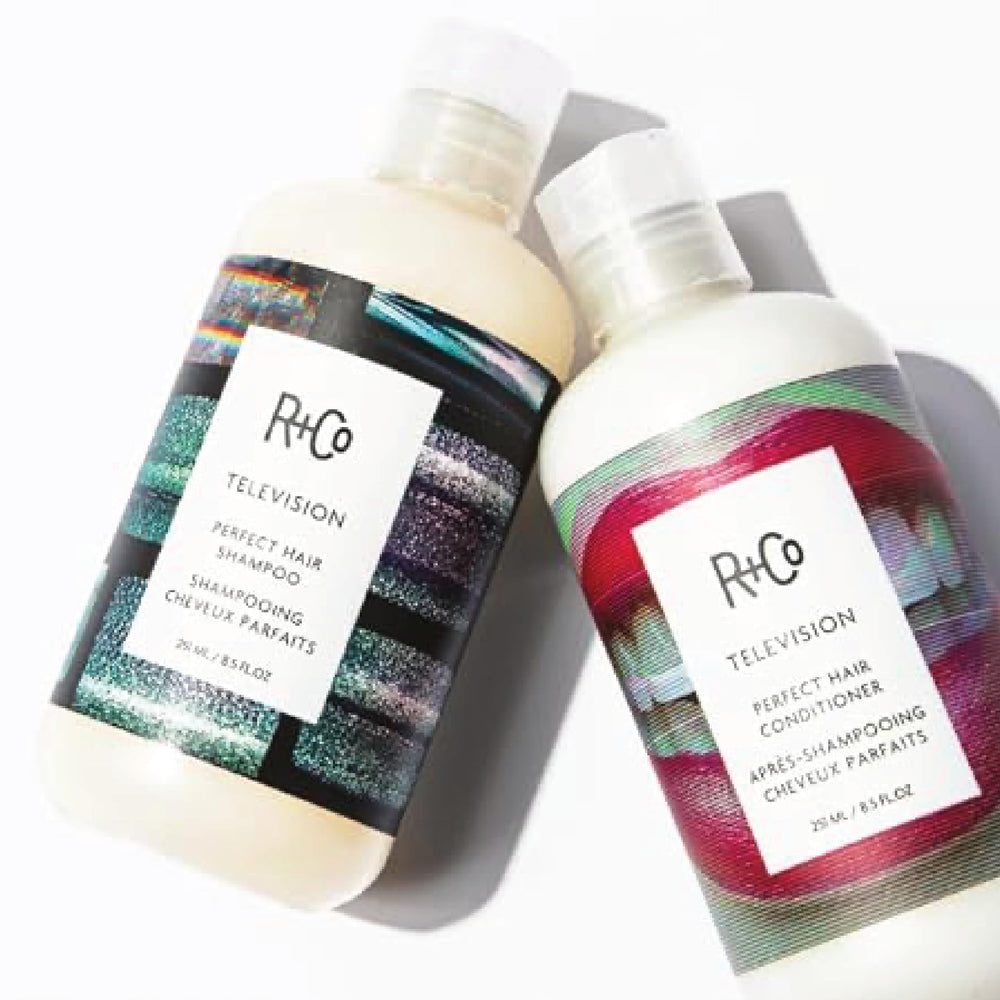 R+Co Television Perfect Travel Set packaging is compact and TSA-approved