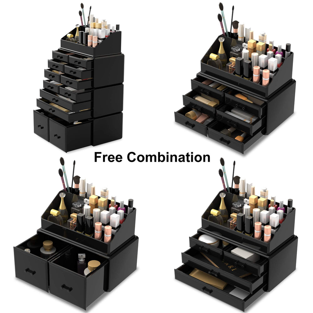 READAEER stylish black finish complements any makeup setup.