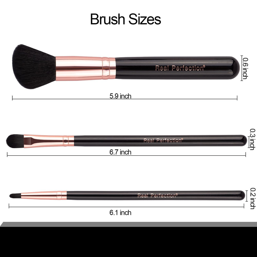 Real Perfection blush brush creates a natural flush with light, controlled strokes.