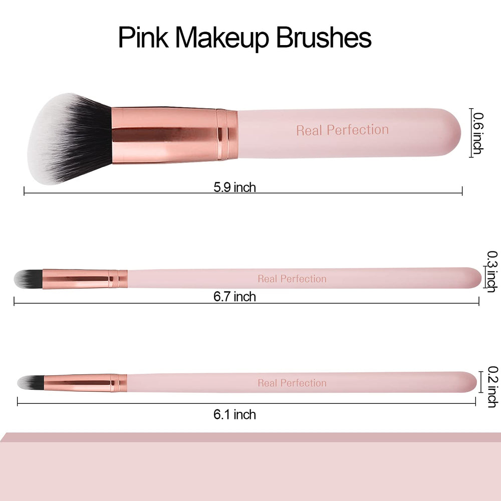 Real Perfection blush brush in pink for natural flush