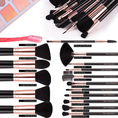 Real Perfection foundation brush shows soft synthetic bristles for smooth, streak-free skin.