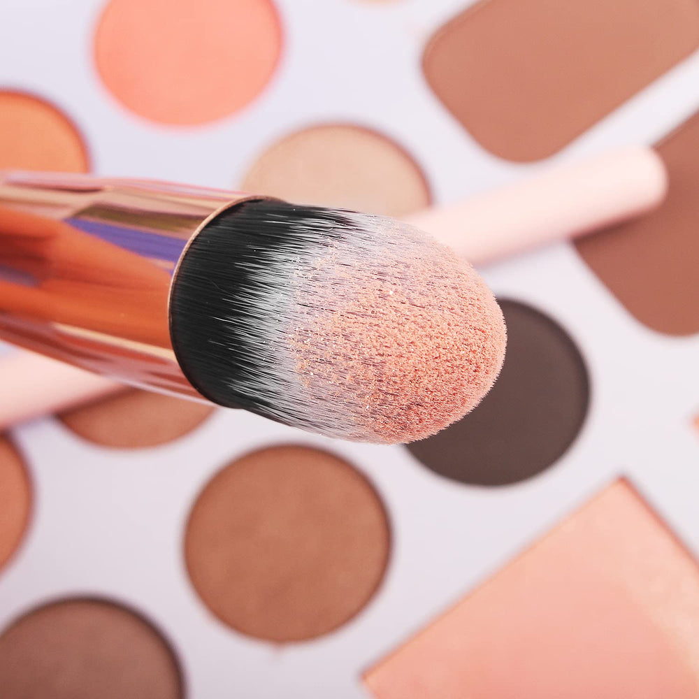 Real Perfection soft synthetic bristles in pink for cruelty-free brushes