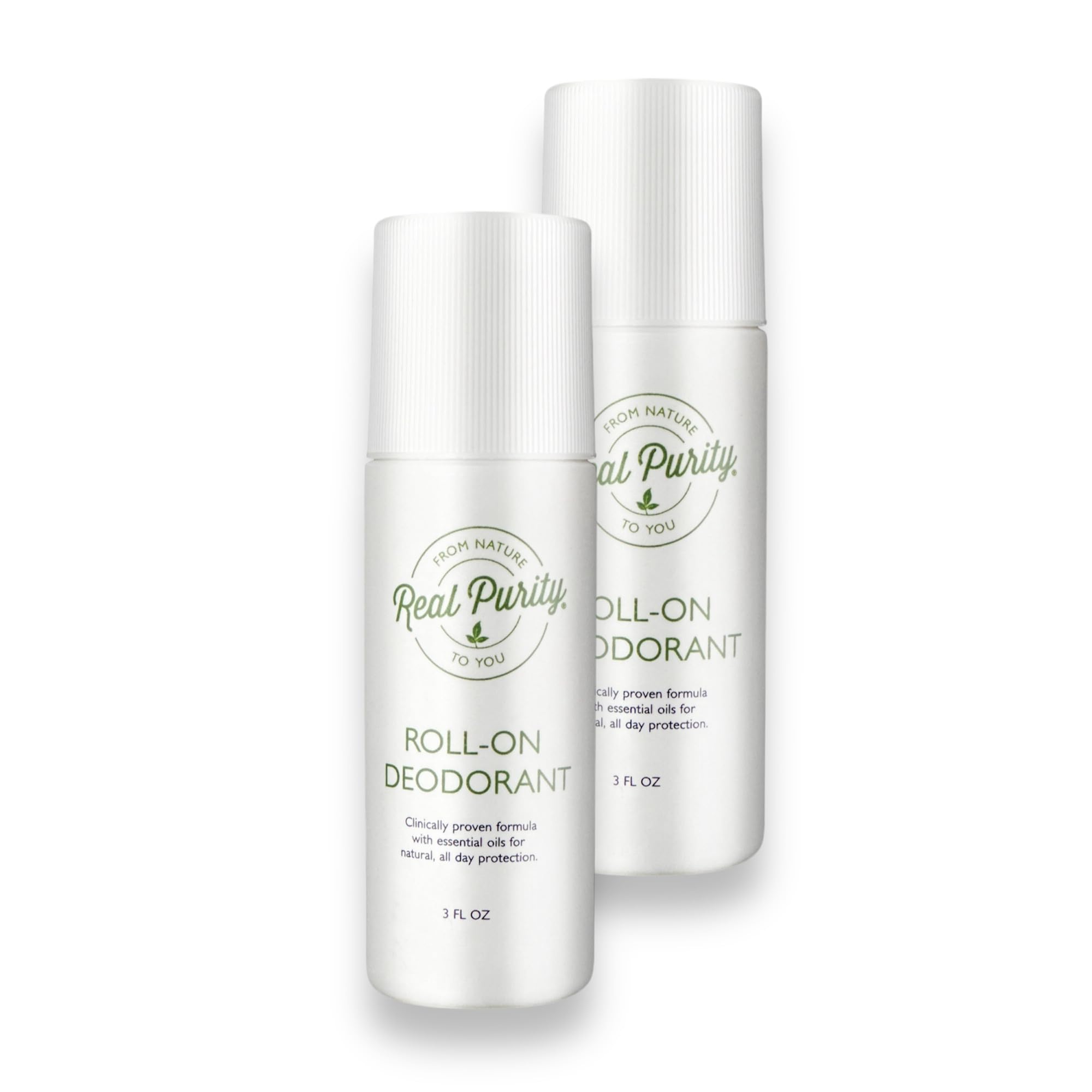 Real Purity Roll-On Deodorant 2-pack for daily protection