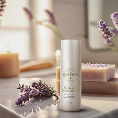 Real Purity Roll-On Deodorant with refreshing scent for all-day freshness