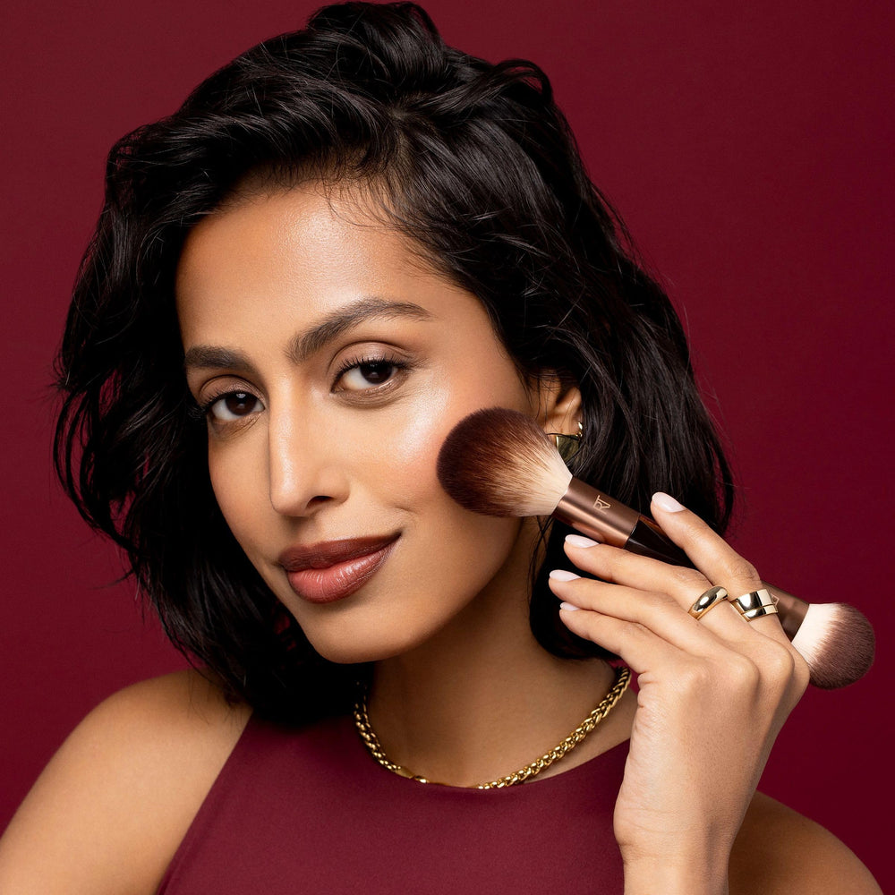 Real Techniques Cherry On Top packaging highlights limited edition premium brush duo.