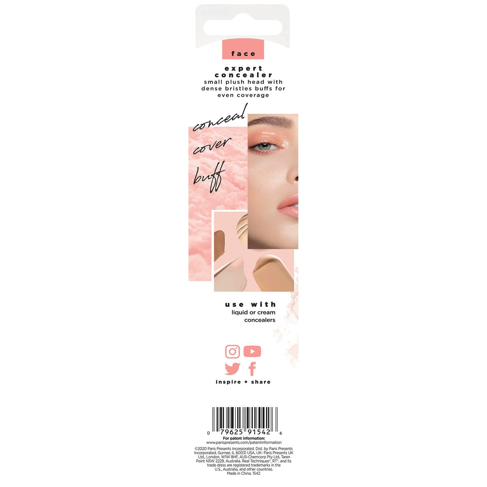 Real Techniques Expert Concealer Brush helps achieve pixel-perfect results under bright light.