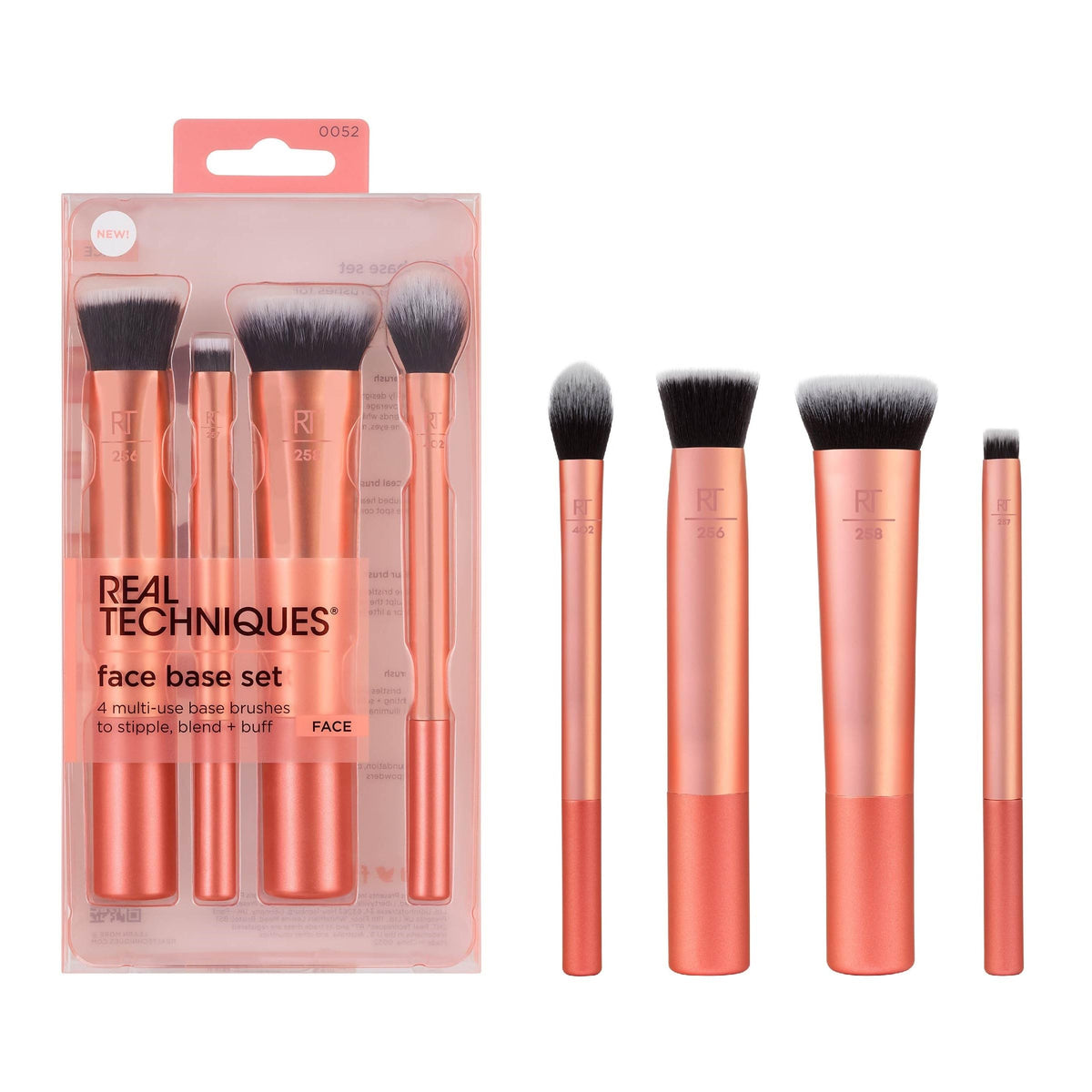 Real Techniques 256 Ultra Buff Brush for seamless foundation application
