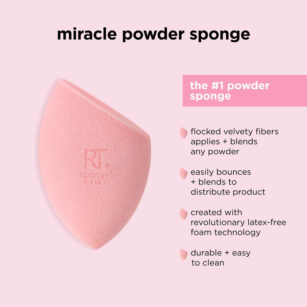 Real Techniques Iconic Blend + Set Setting powder sponge for powder products