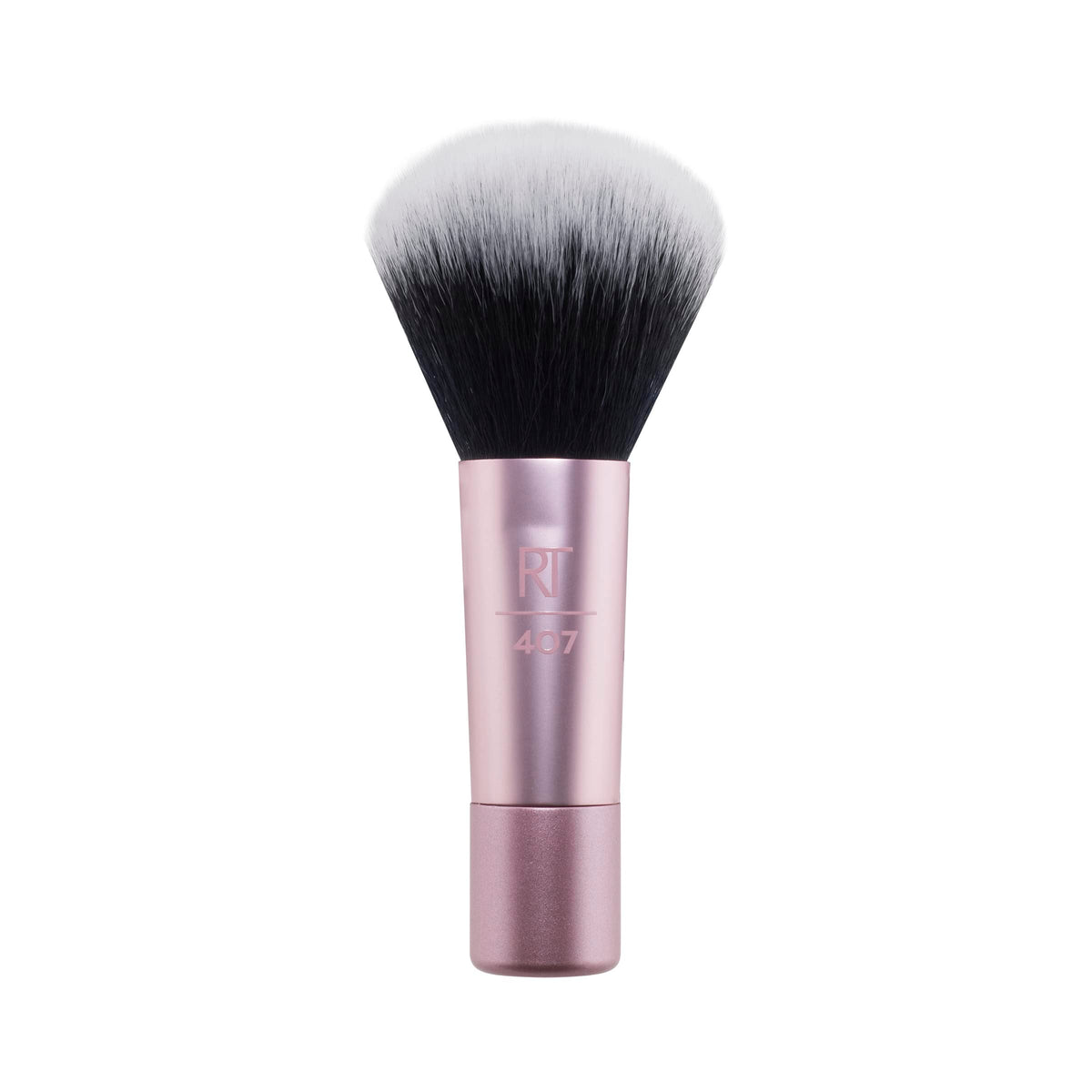 Real Techniques Mini Multitask Brush front view for precise powder application on the go