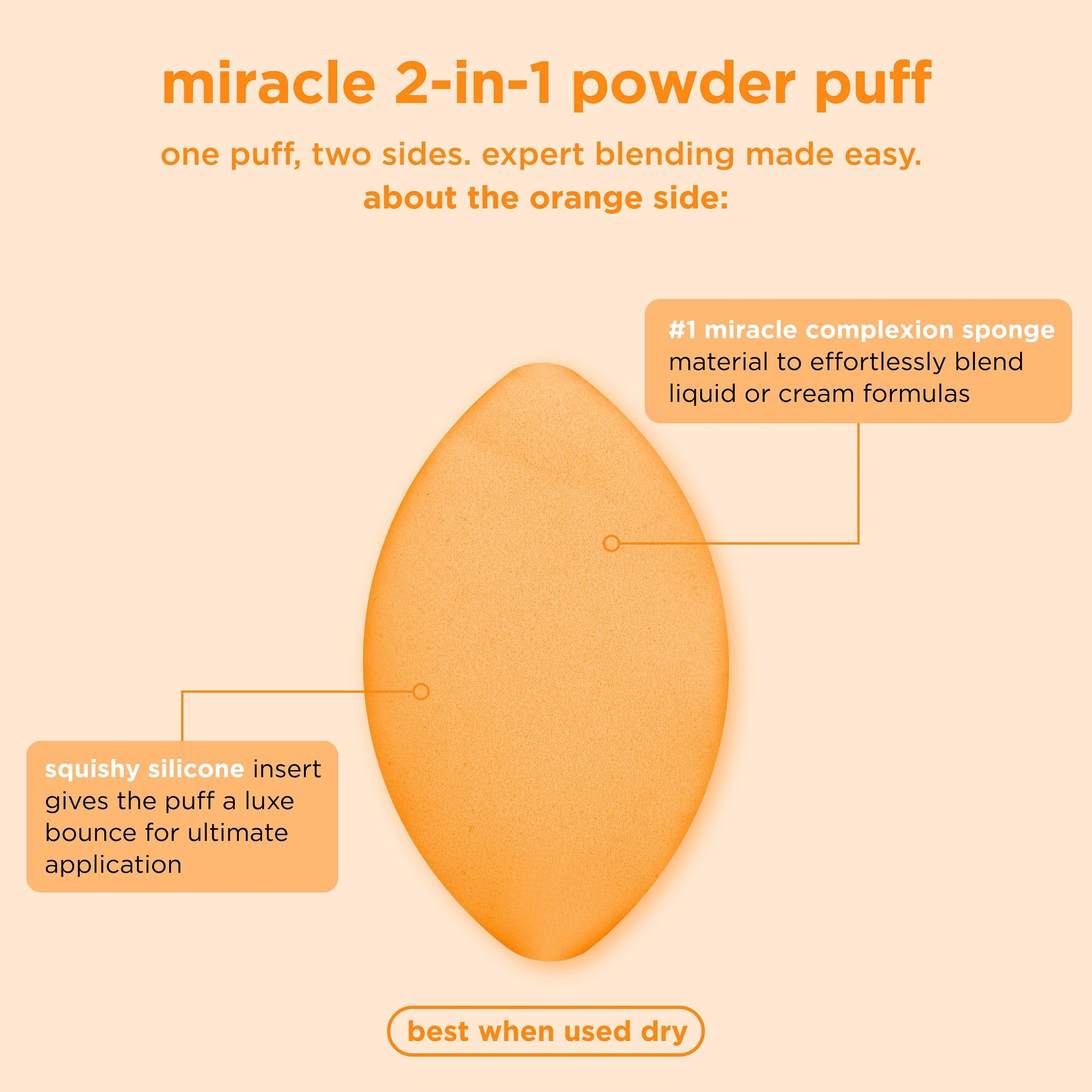 Real Techniques 3.5-inch puff designed for full-face precision.