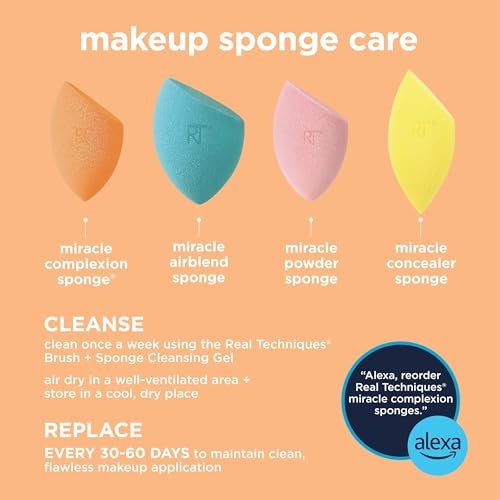 Real Techniques Miracle Complexion sponge-beginner-friendly: easy blending for smooth results