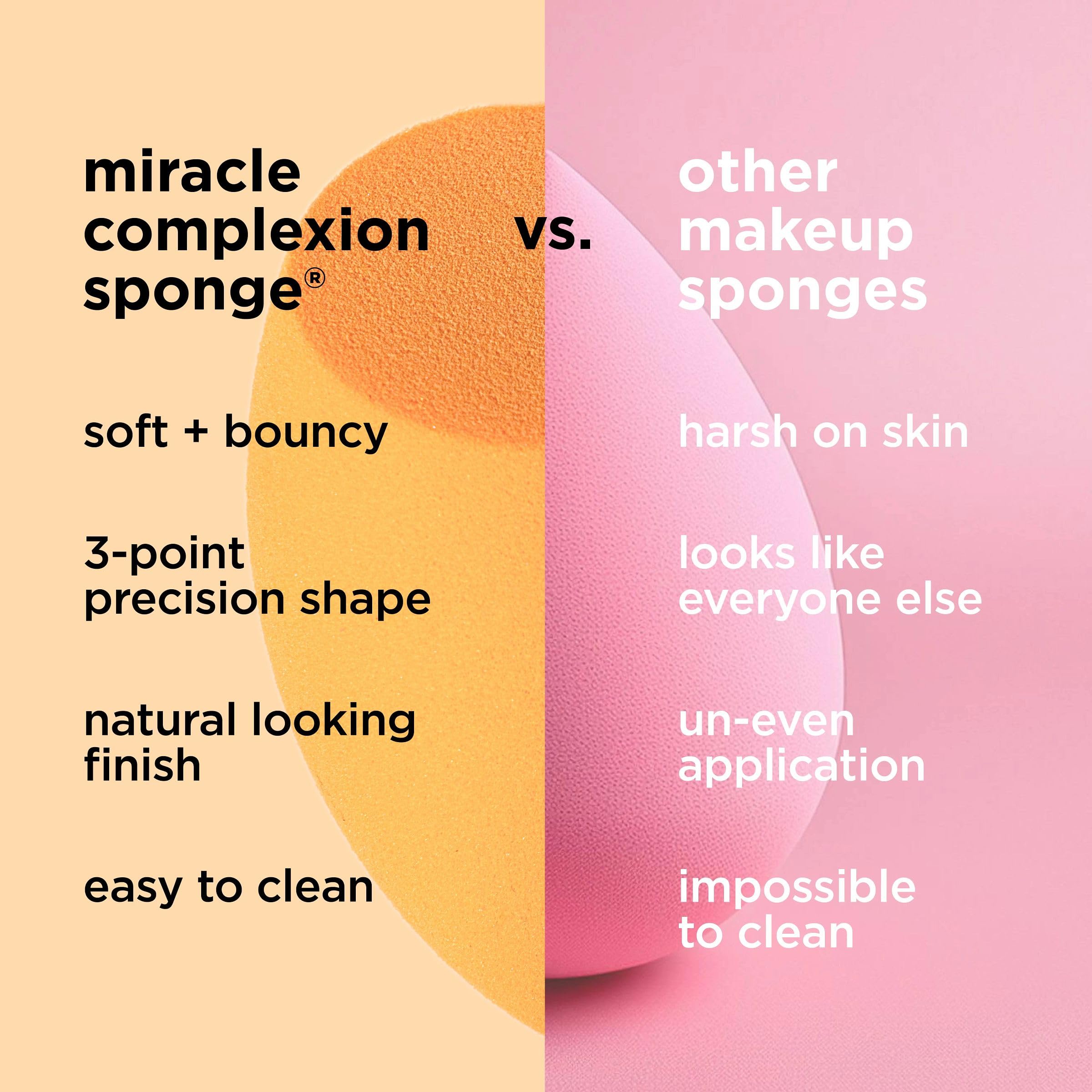 Real Techniques Miracle Complexion sponge-latex-free-foam: gentle on skin