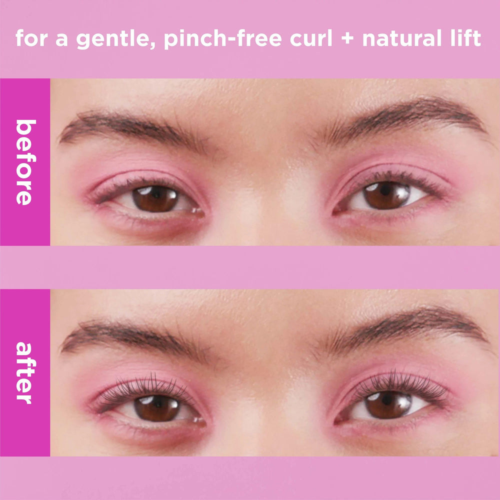 Real Techniques Miracle Eyelash Curler soft rubber pad cushions lashes during curling