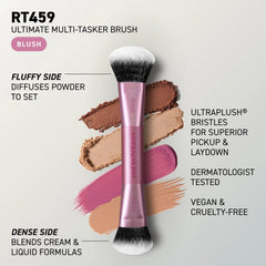 Real Techniques Ultimate Multi-Tasker Brush angled end for foundation and creamy formulas.