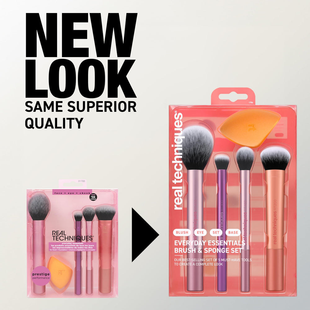 Real Techniques Ultra-Plush Bristles Closeup highlight soft, even makeup application