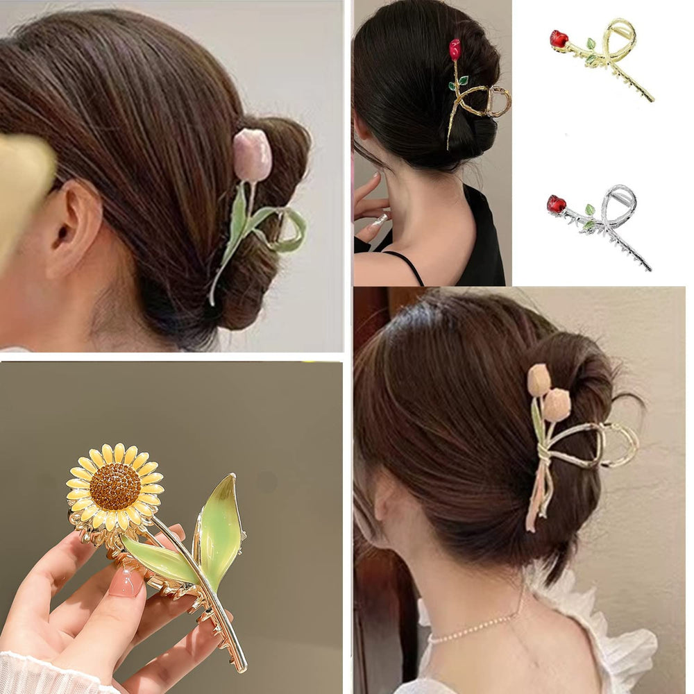 REALHUNLEE garras flor orquidea bonita: diseño único para celebraciones