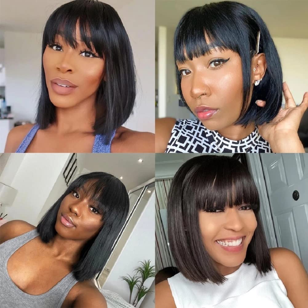 Rebasar daily-styled bob wig for various occasions