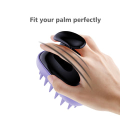 Rebex detangling brush assists with knots while massaging for smoother hair.