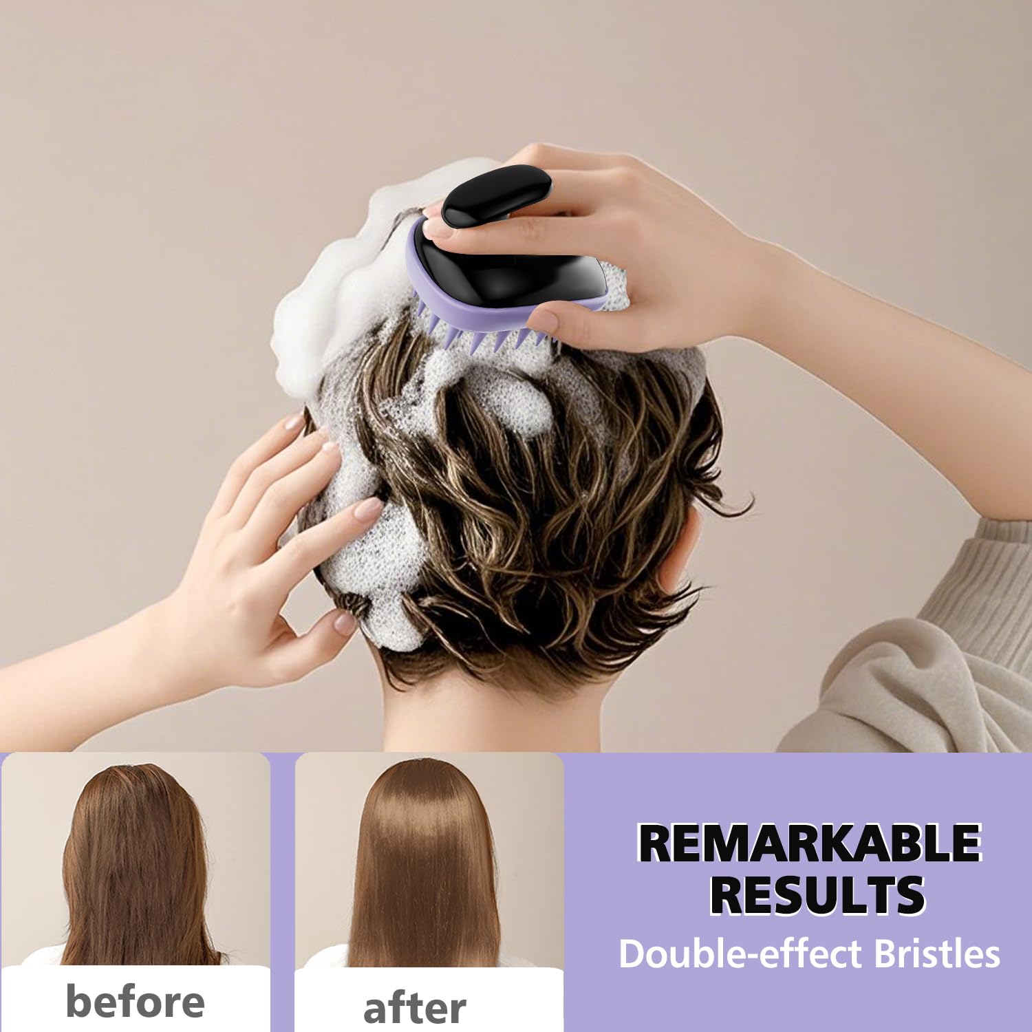 Rebex travel-friendly scalp brush is lightweight and easy to pack for trips.