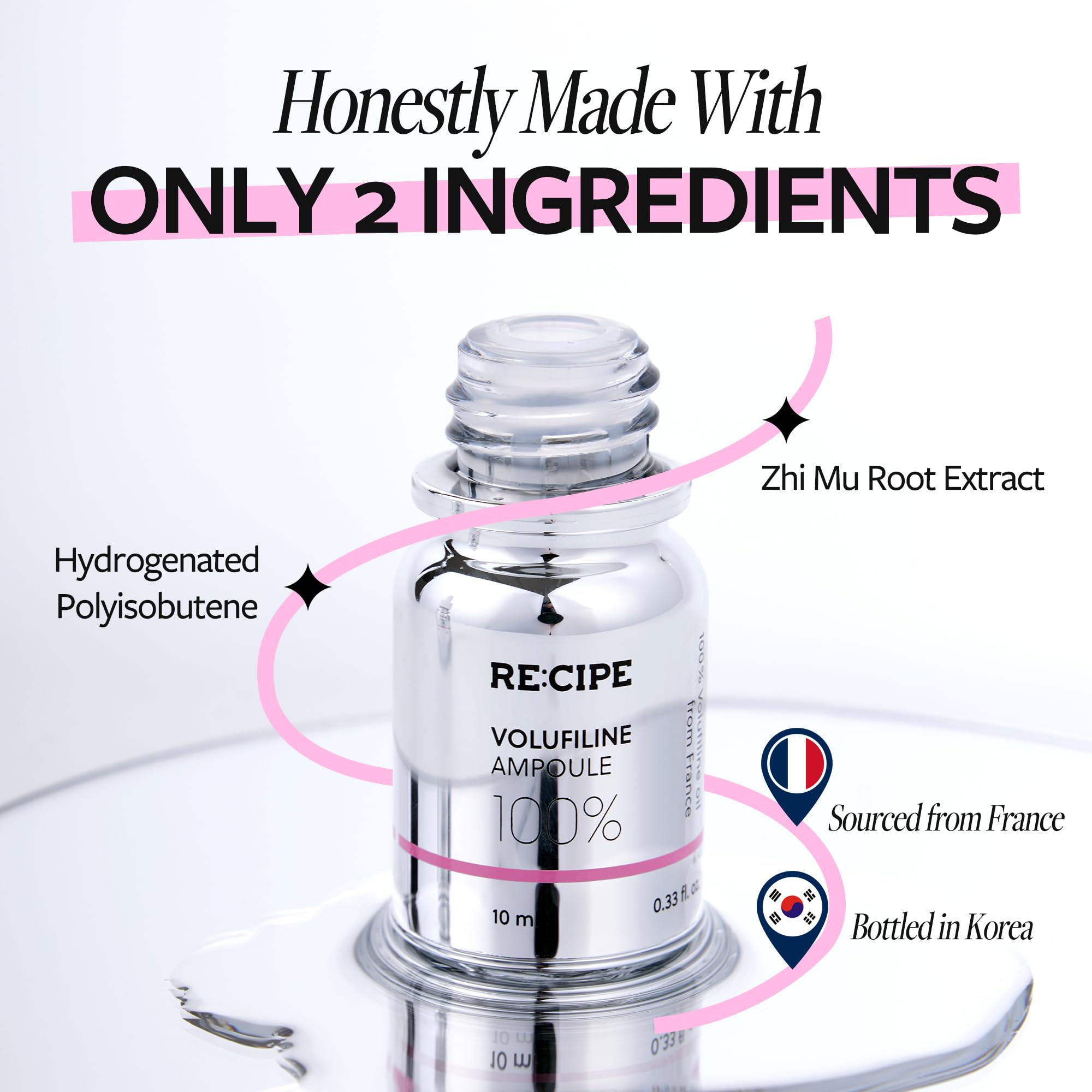 RE:CIPE Volufiline dos ingredientes para mezcla casera personalizada
